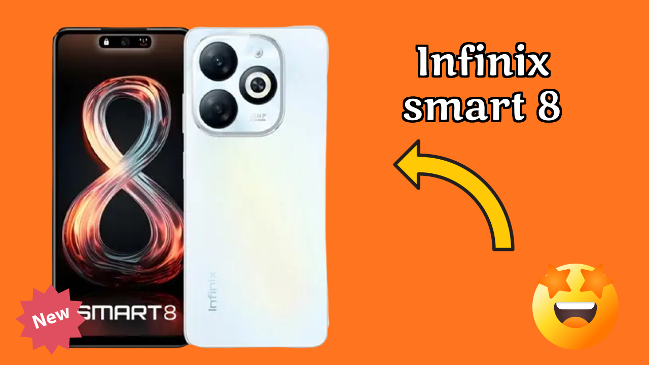 Infinix Smart 8 डिस्प्ले  डिस्कसन: 6.6 Inches (16.76 Cm) स्क्रीन