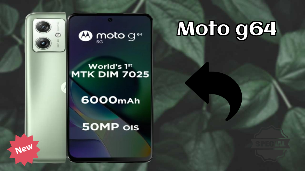 ₹13,298 पर Moto G64 - पूरा स्पेसिफिकेशन लिस्ट