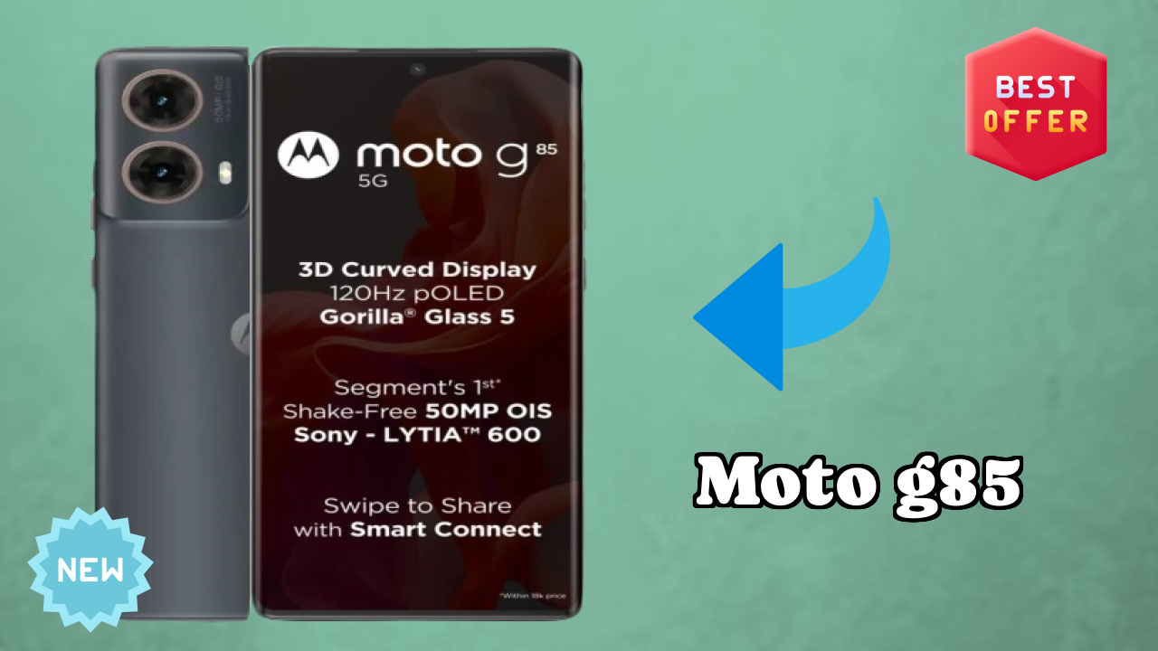 Moto G85 डिस्प्ले  डिस्कसन: 6.67 Inches (16.94 Cm) क्वॉलिटी