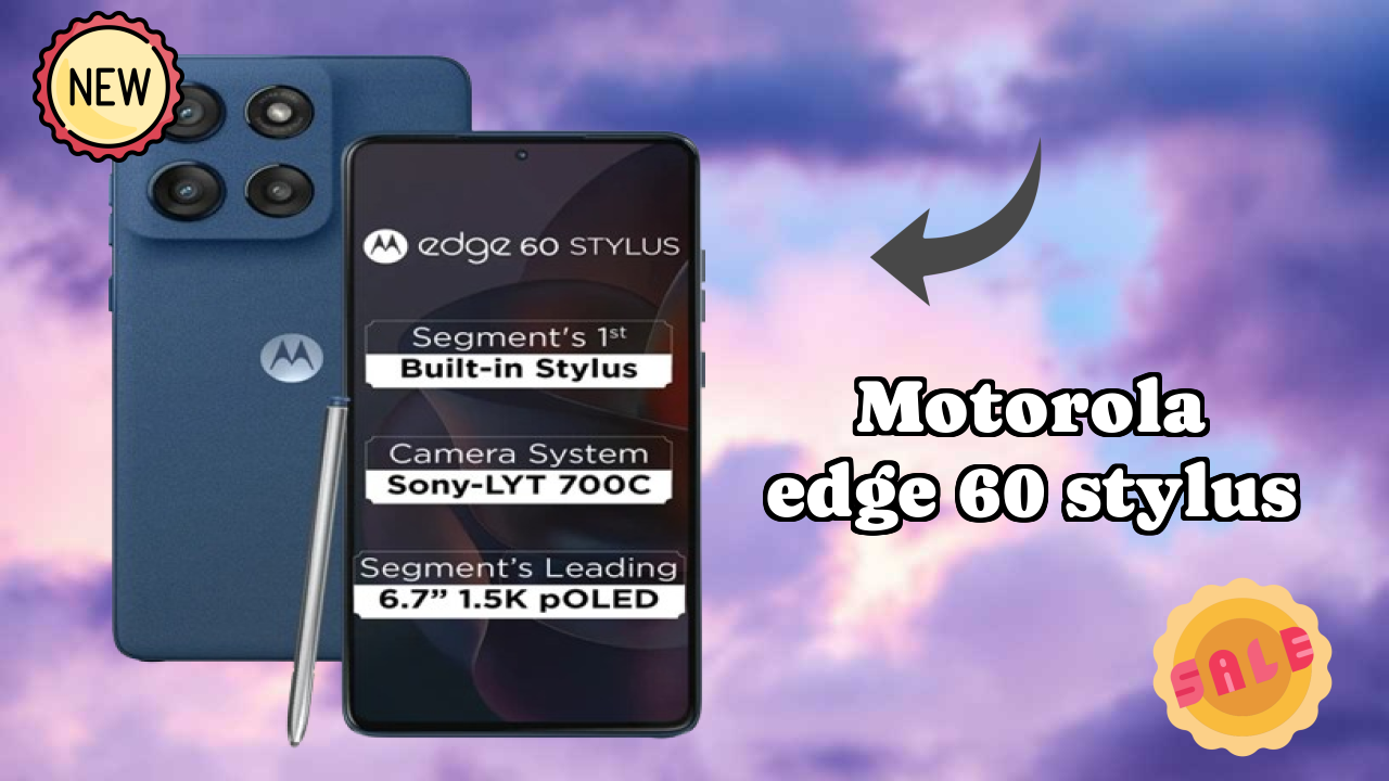 ₹19,728 पर Motorola Edge 60 Stylus - वह सब कुछ जो आपको जानना चाहिए