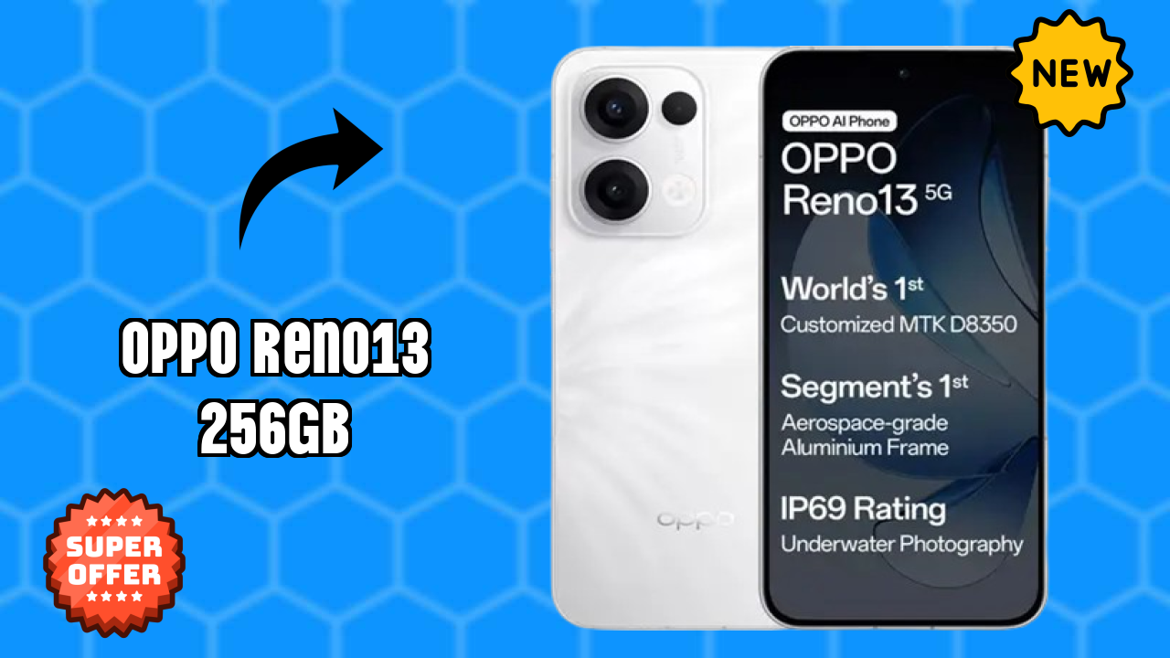 OPPO Reno13 256GB 2026 शॉपिंग के लिए बेस्ट? AI के साथ अद्भुत फ