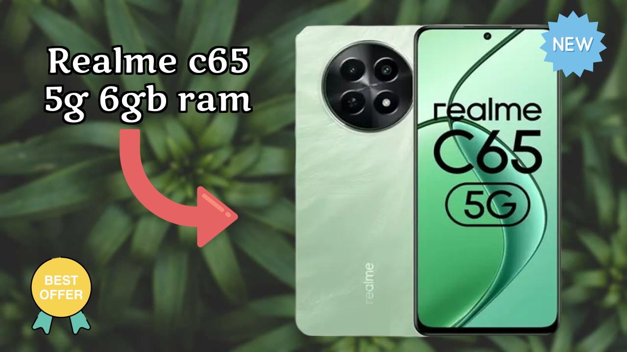Realme C65 5G 6GB RAM डिस्प्ले  डिस्कसन: 6.67 Inches (16.94 Cm) क्वॉलिटी
