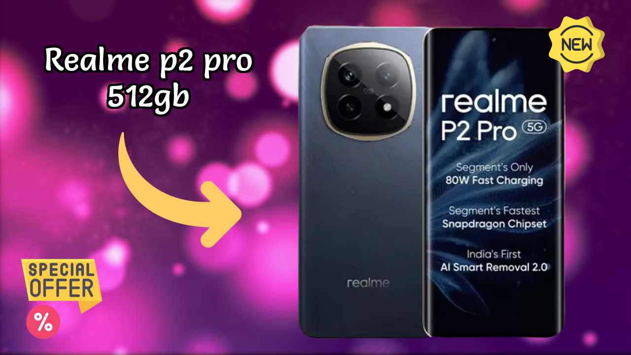 ₹23,999 पर Realme P2 Pro 512GB - बेस्ट फीचर्स हाइलाइट किए गए