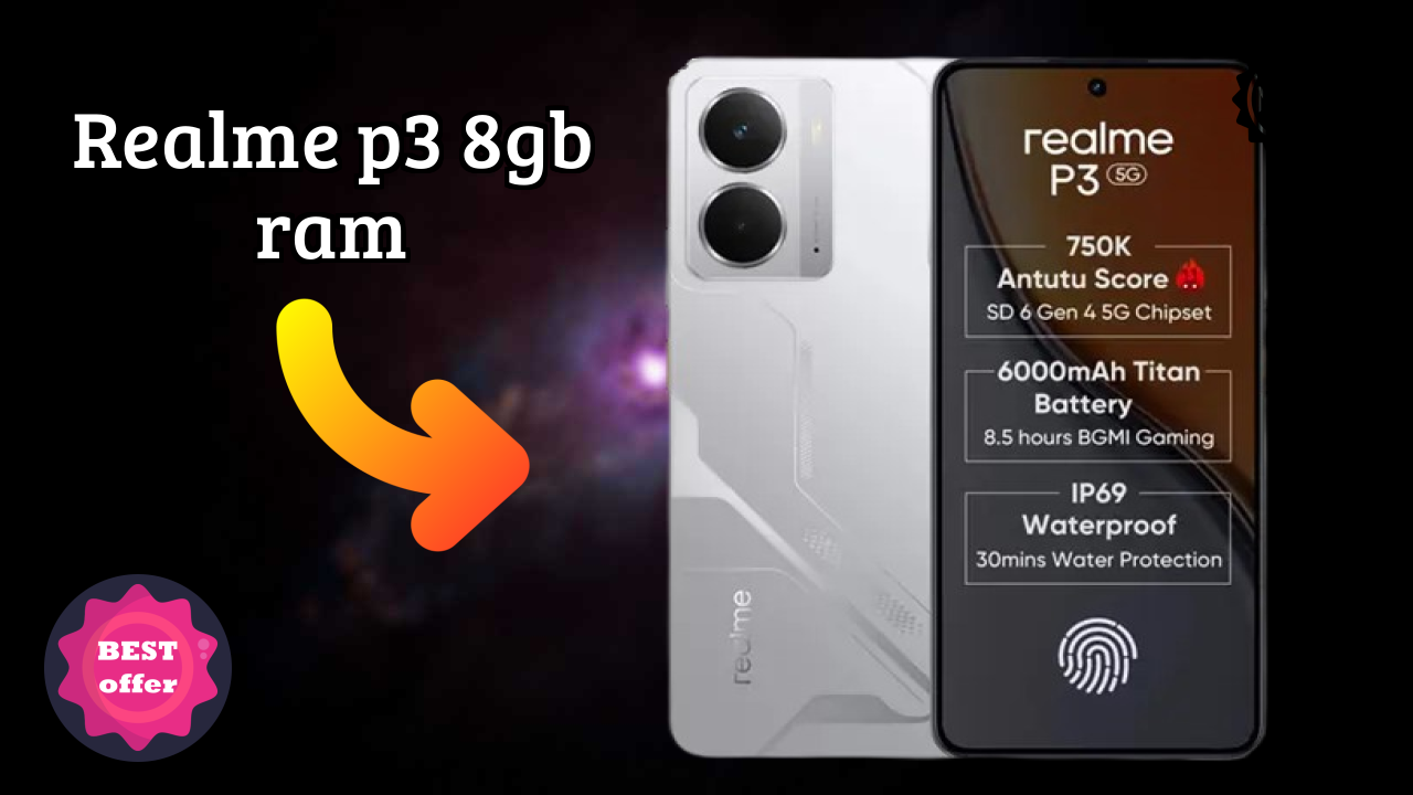 Realme P3 8GB RAM डिस्प्ले क्वॉलिटी: AMOLED समझाया गया