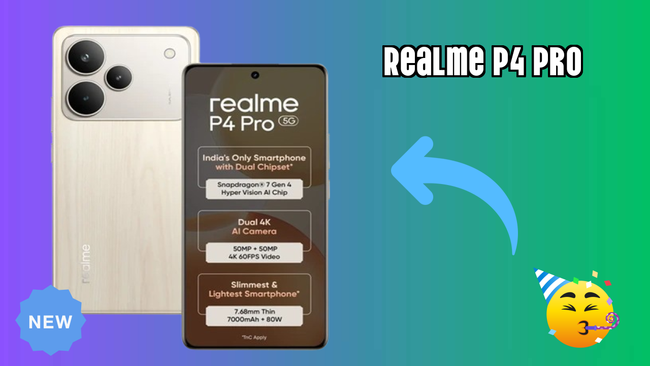 Realme P4 Pro क़ीमत गिरावट: अब ₹23,999 में उपलब्ध