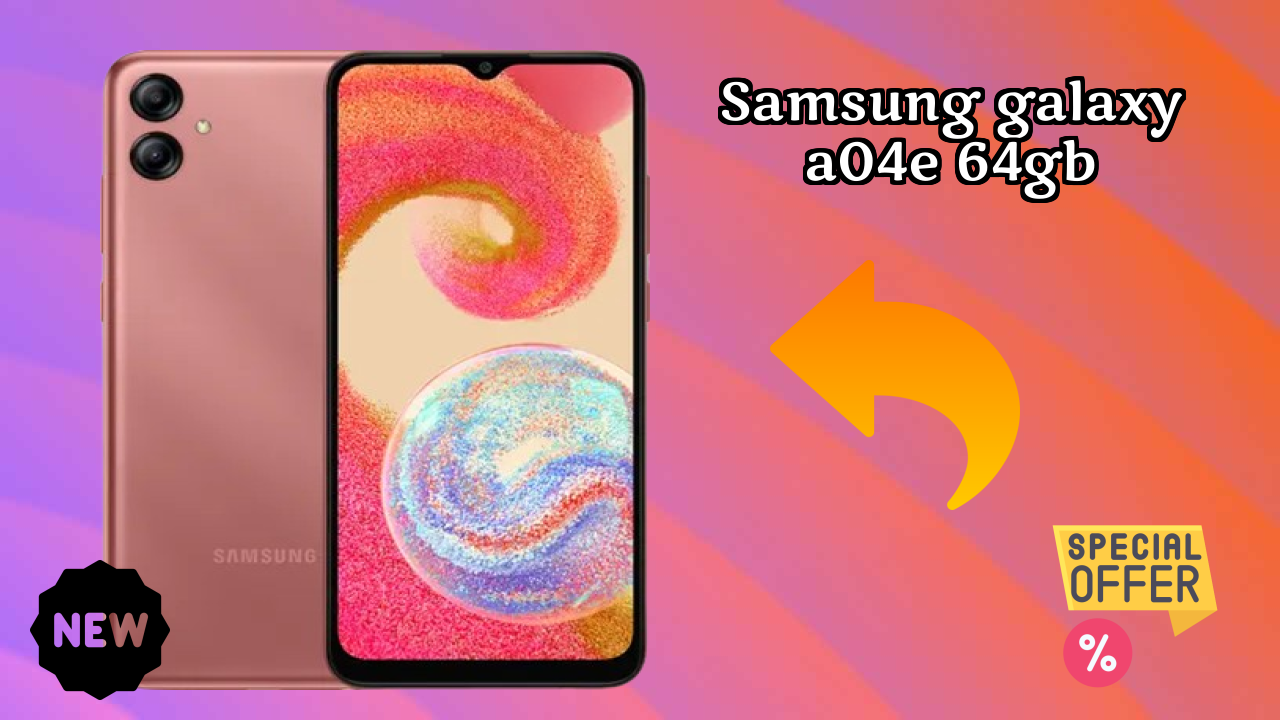 Samsung Samsung Galaxy A04e 64GB - आज कीमत ₹9,999 तक गिर गई!