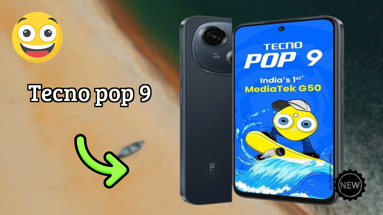 Tecno Pop 9 डिस्प्ले तकनीक: 6.67 Inches (16.94 Cm) स्क्रीन