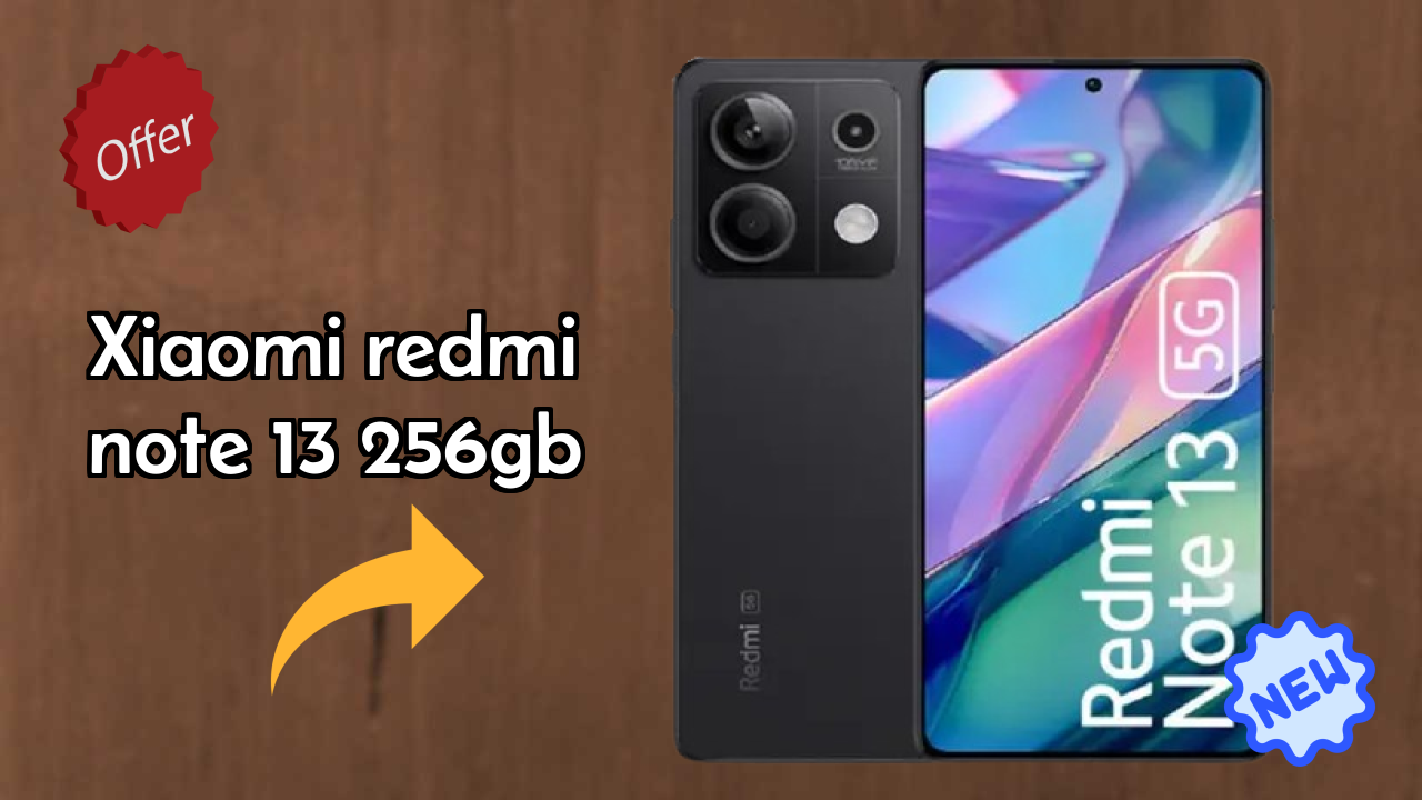 Xiaomi Redmi Note 13 256GB डिस्प्ले क्वॉलिटी: 6.67 Inches (16.94 Cm) स्क्रीन